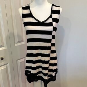 White House Black Market Striped Tank Top